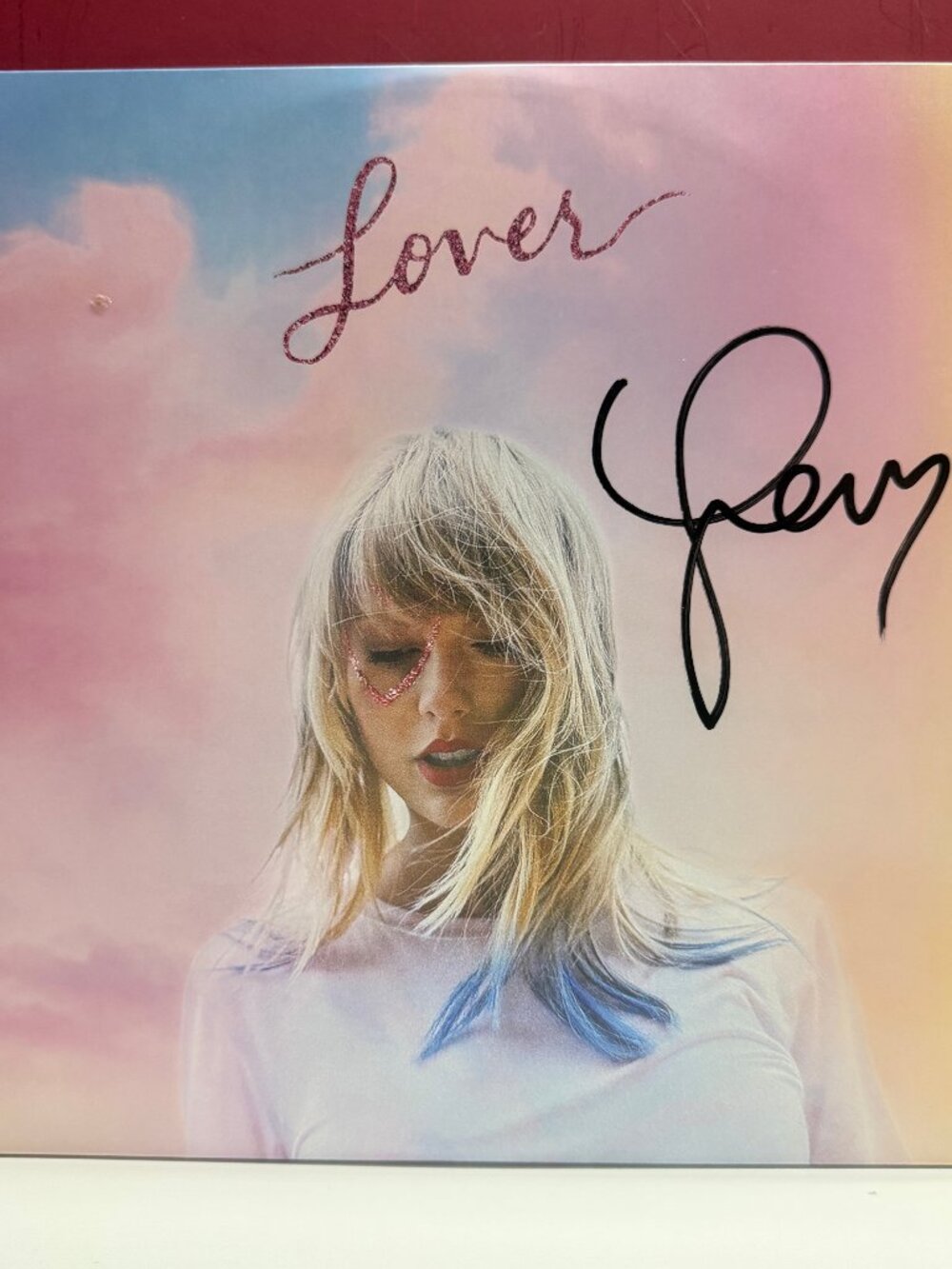 HAND SIGNED TAYLOR SWIFT - LOVER VINYL LP - COA AUTHENTICATED…